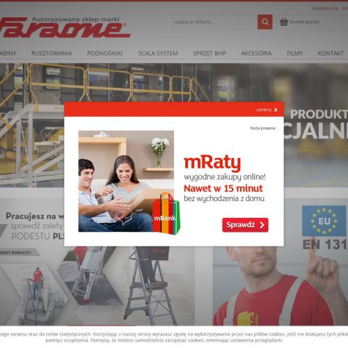 Rusztowanie na schody