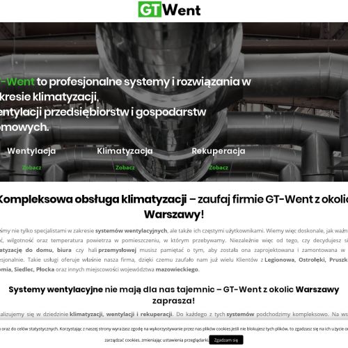 Projekt systemu wentylacji - Pruszków