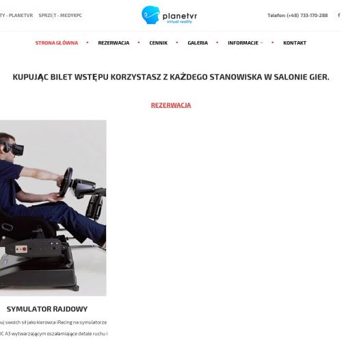 Salon gier vr w Poznaniu