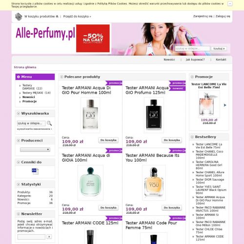 Wrocław - perfumy armani