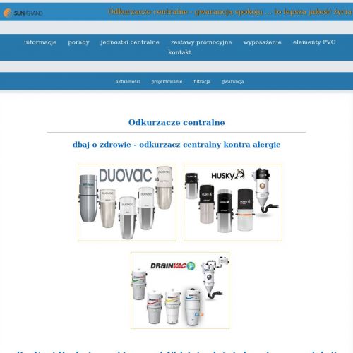 Akcesoria do odkurzaczy centralnych Zgierz
