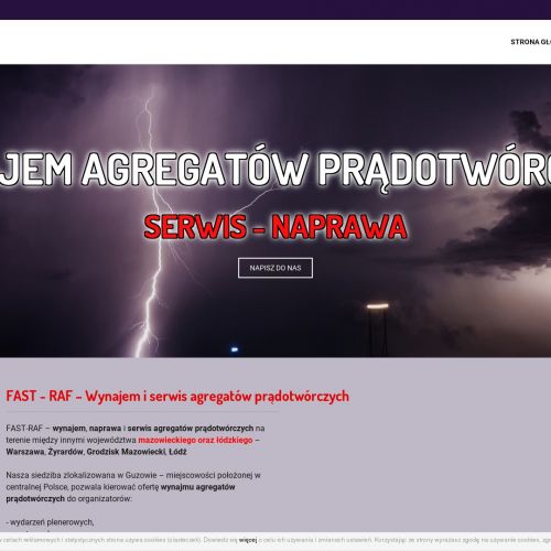 Wynajem agregatów żyrardów w Łodzi