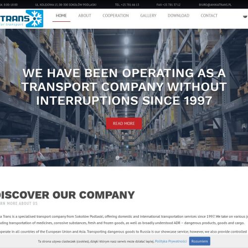 Przewóz towarów świeżych - Sokołów Podlaski