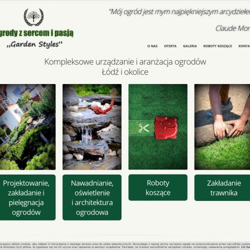 Projektowanie ogrodów woj łódzkie w Łodzi