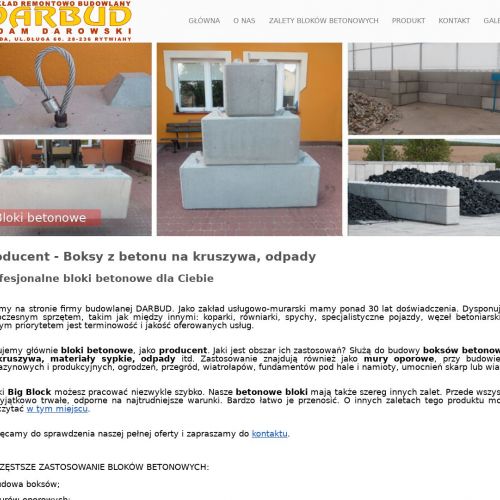 Blok betonowy producent