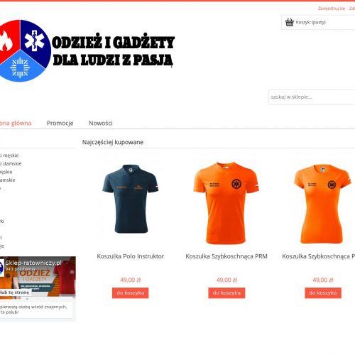 Koszulka męska strażacka