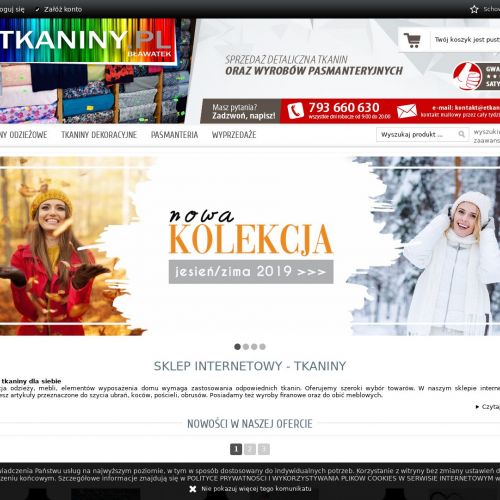 Len z wiskozą tkanina