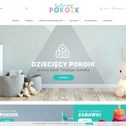 Drewniana półka domek do pokoju dziecka