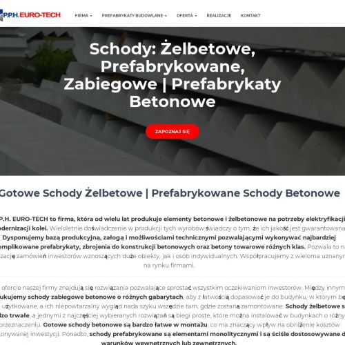 Prefabrykacja schodów żelbetowych w Szczecinie