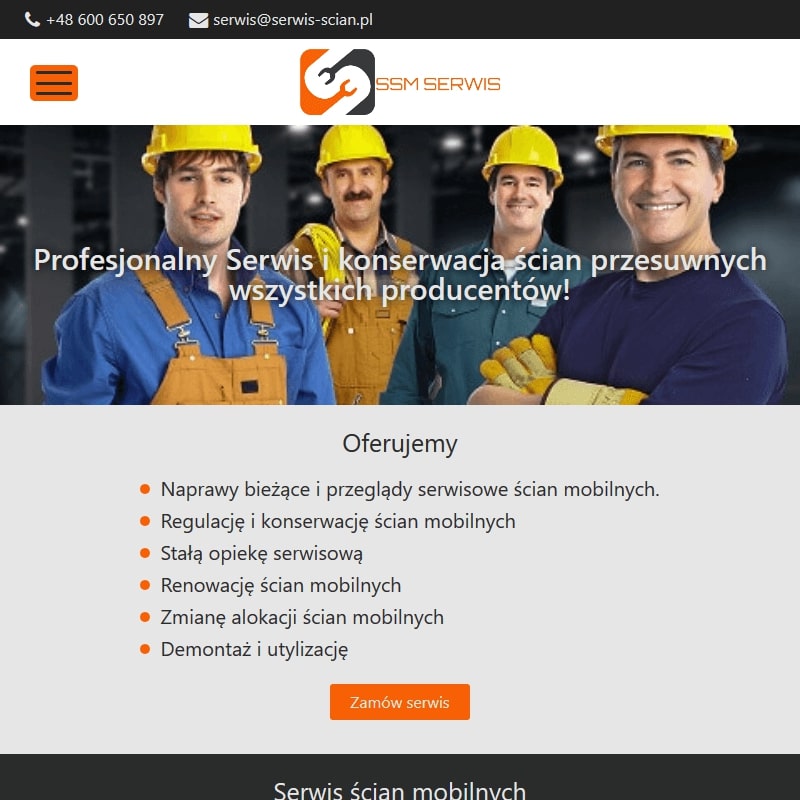 Katowice - serwis ścian mobilnych