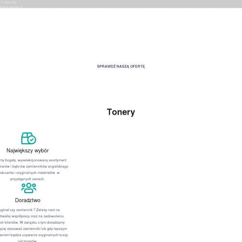 Tonery do drukarek Bielsko-biała