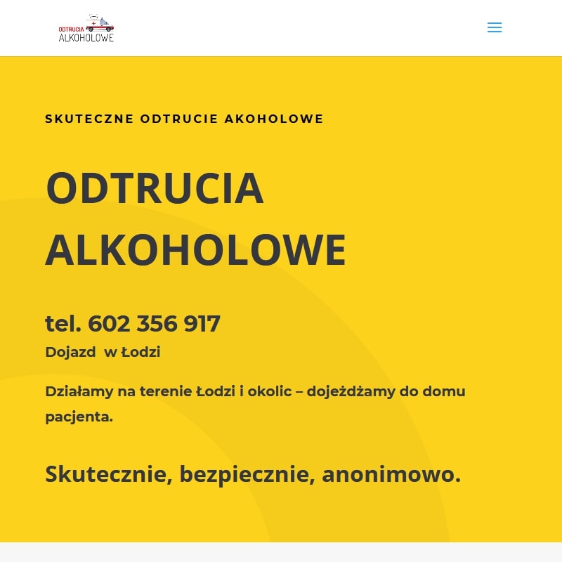 Odtrucia alkoholowe w łodzi - łódź