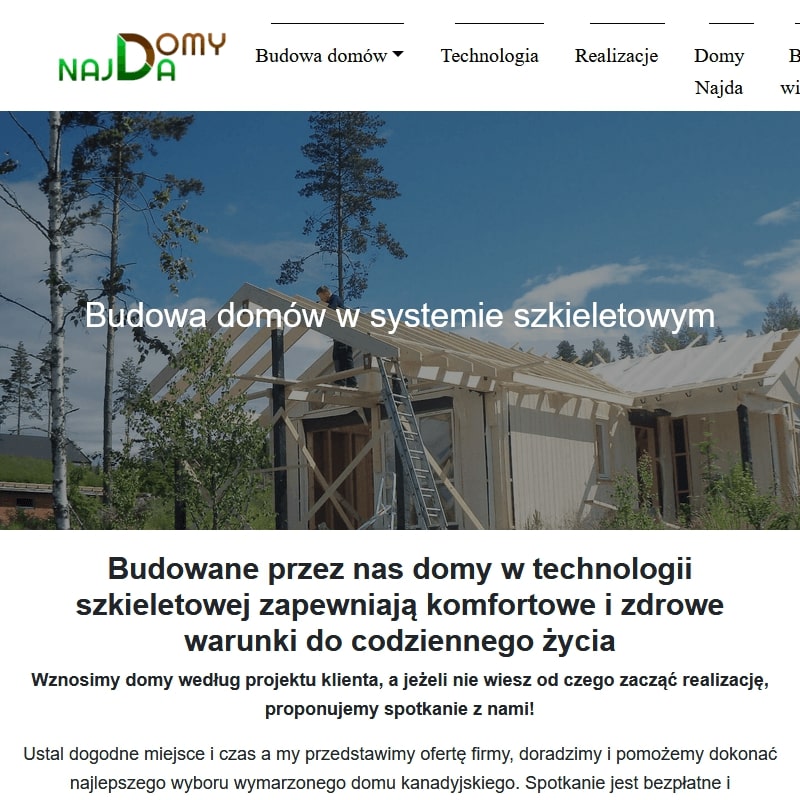 Garaże w technologii szkieletu drewnianego