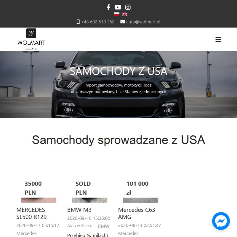 Import skuterów wodnych z usa