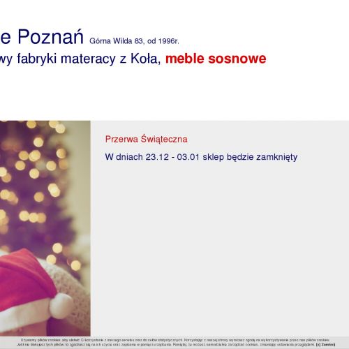 Materac piankowy w Poznaniu