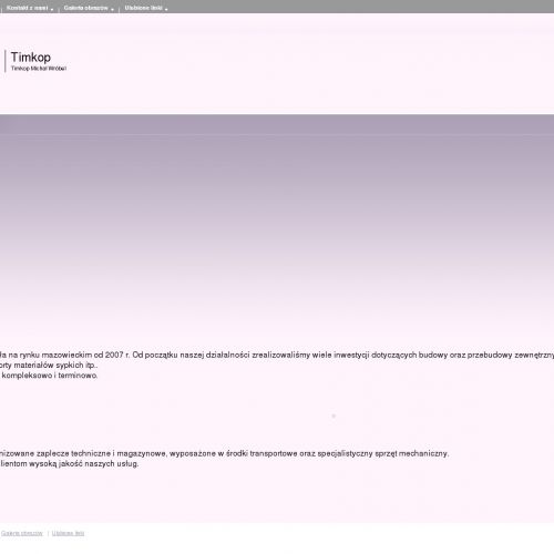 Legionowo - usługi koparką