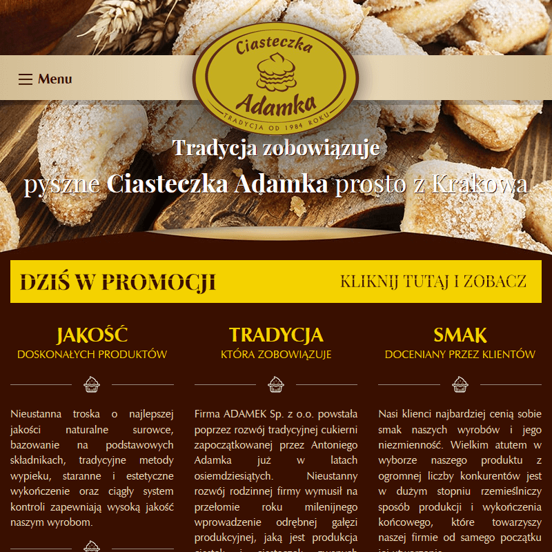 Wytwórnia ciastek w Krakowie