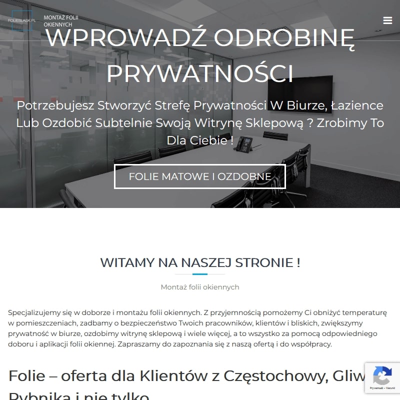 Folia antywłamaniowa na szyby