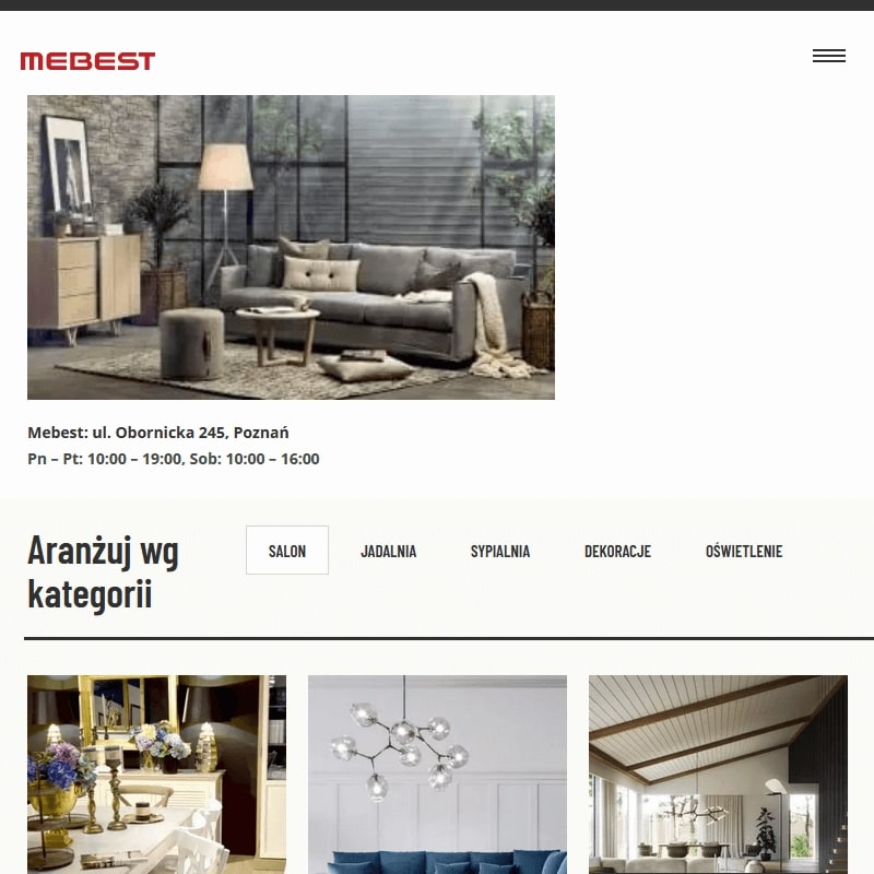 Poznań - eleganckie meble do salonu