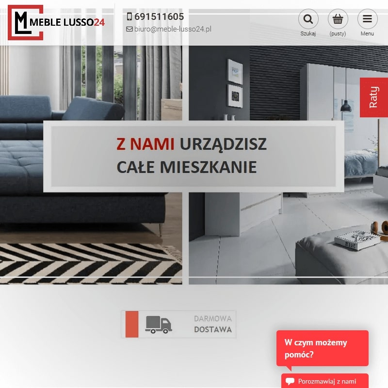 Namysłów - meble systemowe białe
