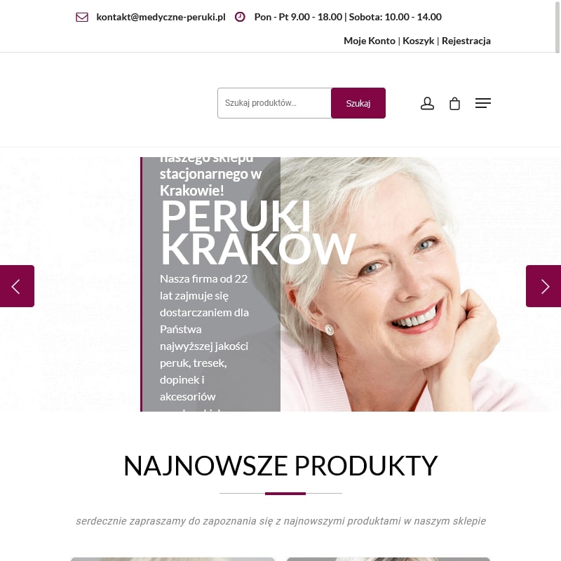 Peruka z naturalnego włosia