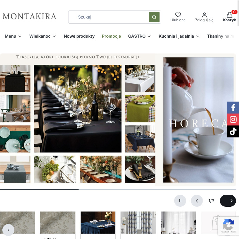 Kraków - obrusy dla gastronomii