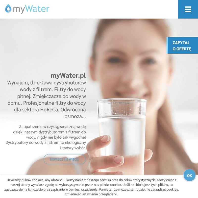 Dystrybutor wody z filtrem - Warszawa