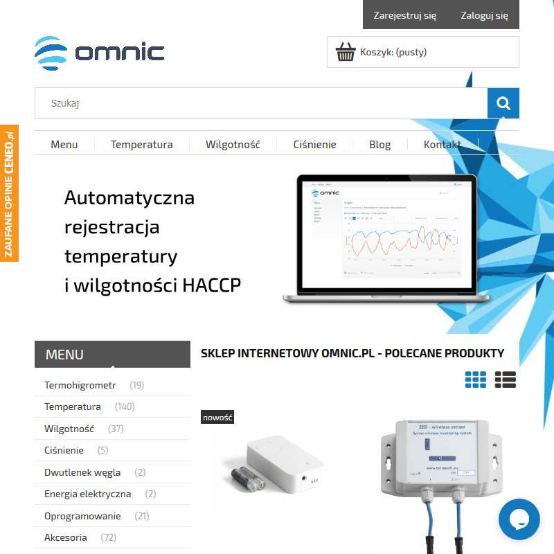 Warszawa - rejestrator temperatury sklep internetowy