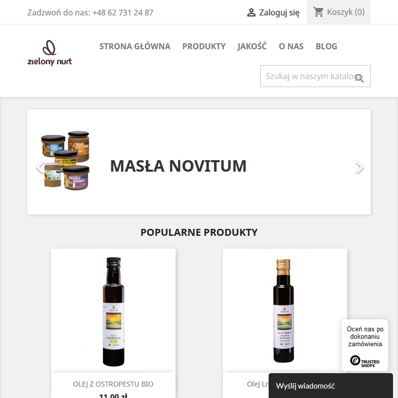 Olej lniany budwigowy